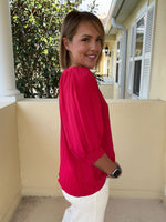 Brightfully Yours Top - Hot Pink