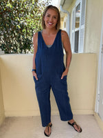 With A Twist Denim Jumpsuit