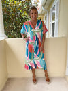 Splash Of Color Kaftan Dress