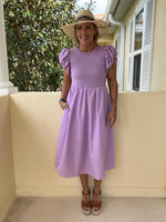 Derby Days Midi Dress - Lilac