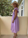 Derby Days Midi Dress - Lilac