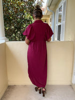 Bring On The Sass Maxi Dress - Plum