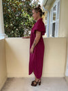 Bring On The Sass Maxi Dress - Plum